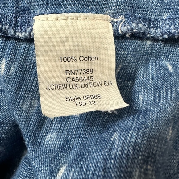 Madwell Women’s S Blue Polka Dot Long Sleeve Top shirt Tee - Picture 6 of 6